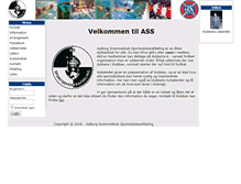 Tablet Screenshot of dyk.aalborgsvommeklub.dk